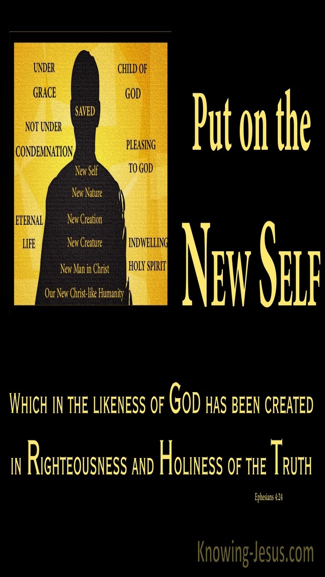 Ephesians 4:24 New Set of Clothes (devotional)12-09 (black)